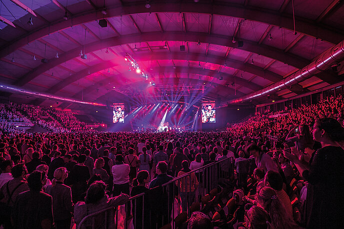 Andreas Gabalier in der Salzburgarena.