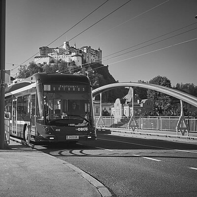 Mit dem Eventticket kostenlos mit dem Obus in die Salzburgarena reisen.