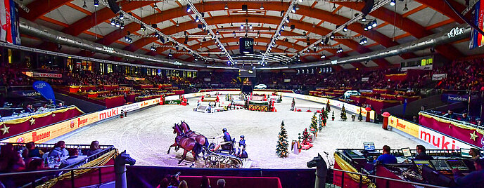 Bereits die Amadeus Horse Indoors waren bereits in der Salzburgarena.